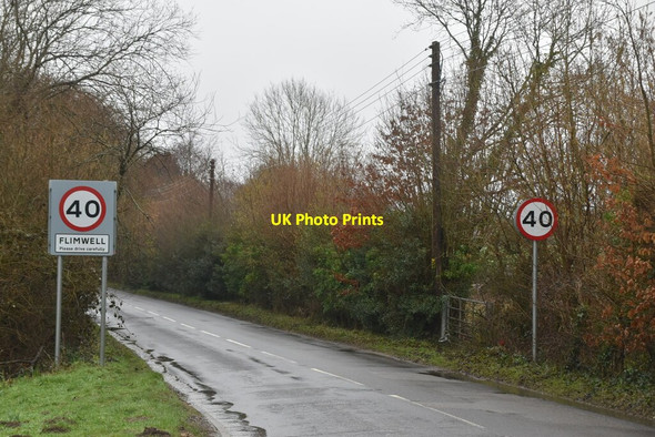 Photo 6"x4" Entering Flimwell Berner's Hill c2021