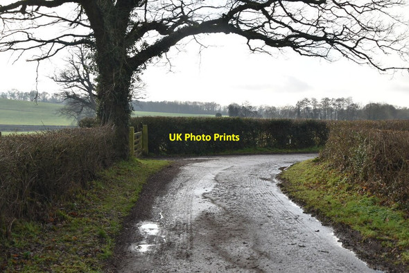 Photo 6"x4" Trevereux Hill Limpsfield Chart c2021