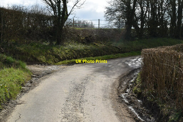 Photo 6"x4" Bend, Swife Lane Witherenden Hill c2021