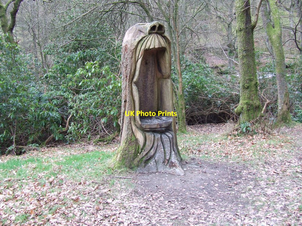 Photo 6"x4" Story Telling Chair Llanwddyn c2007