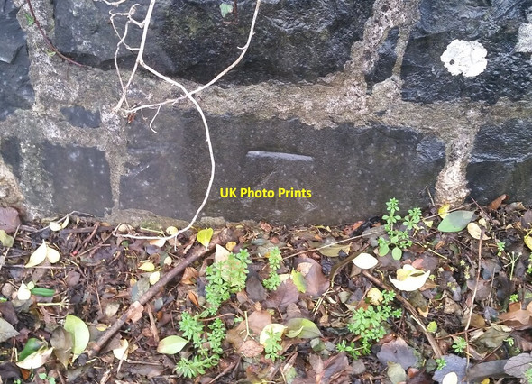 Photo 6"x4" Ordnance Survey Cut Mark Pendine\/Pentywyn c2021