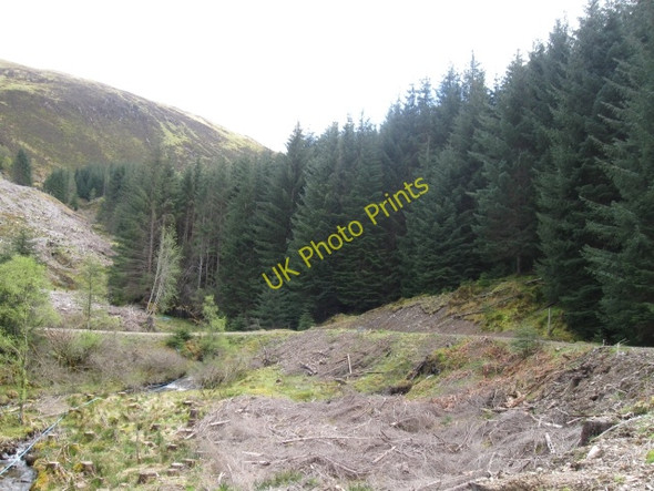 Photo 6"x4" Allt an t-S\u00c3\u00acdhein looking up into Coire an t-S\u00c3\u00acdhein Laggan\/NN2996 c2009