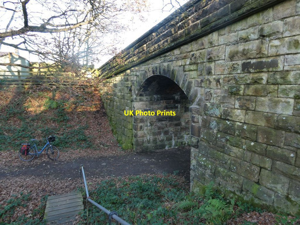 Photo 6"x4" Bridge over the Derwent Path Lintzford c2021 P1