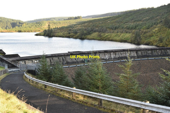 Photo 6"x4" Altnaheglish Reservoir and Dam Dungiven c2021