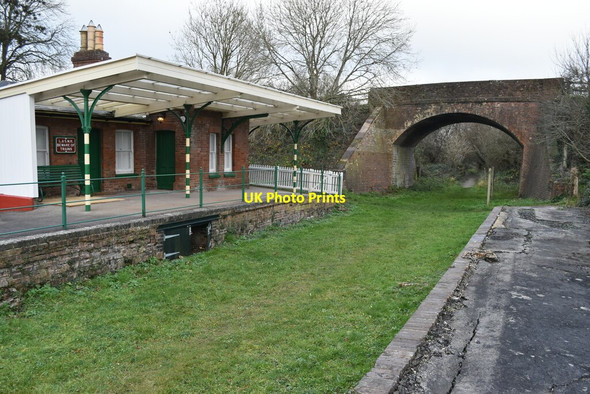 Photo 6"x4" Former Breamore railway station Woodgreen\/SU1717 c2021