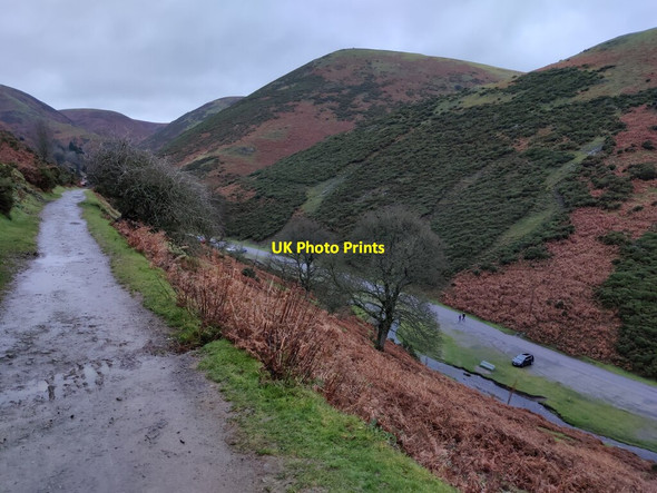 Photo 6"x4" The Burway Track in the Carding Mill Valley Ashbrook\/SO4594 c2021