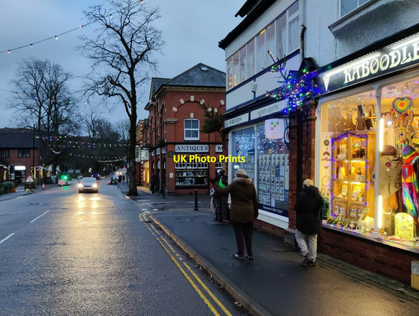 Photo 6"x4" Shops on Sandford Avenue in Church Stretton Church Stretton c2021