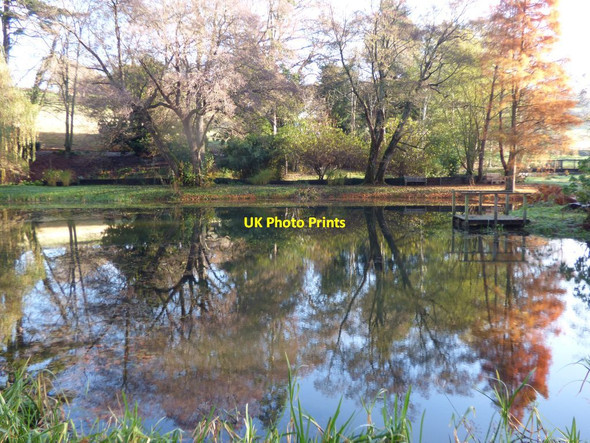 Photo 6"x4" Across the Ice Skating Pool Tal-y-cafn c2017