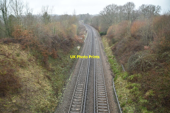 Photo 6"x4" Hastings Line Shover's Green c2021