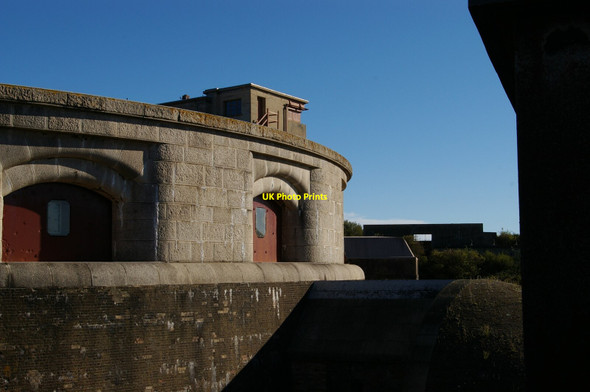 Photo 6"x4" Landguard Fort: the main fort from Darell's Battery The Port of Felixstowe c2021