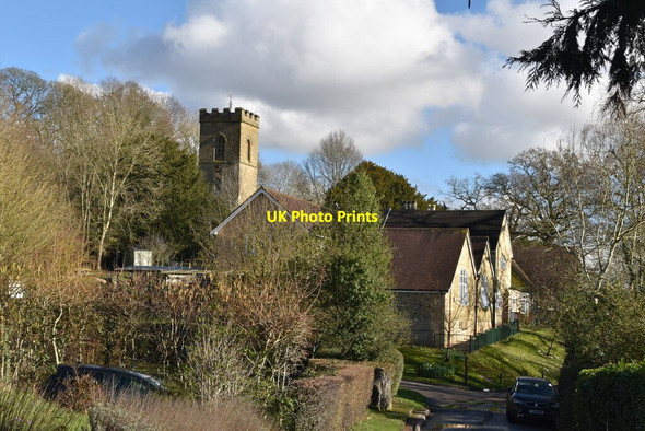 Photo 6"x4" Church of Holy Trinity and Crockham Hill Primary School Crockham Hill c2021