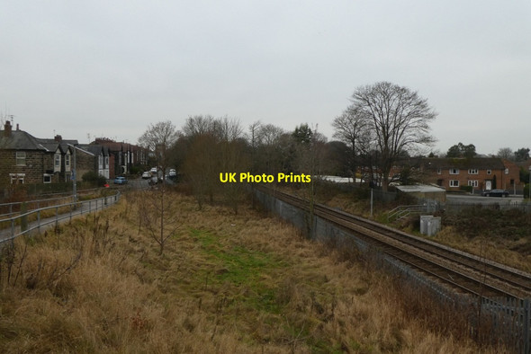 Photo 6"x4" Beside the railway Harrogate c2021