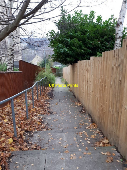 Photo 6"x4" Waste Lane steps Mirfield c2021