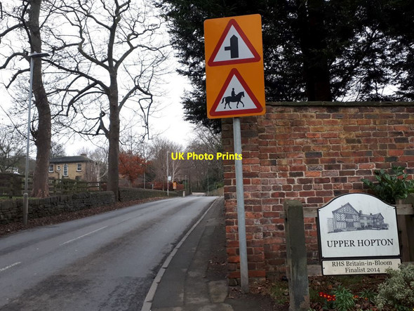 Photo 6"x4" Hopton Lane entering Upper Hopton Mirfield c2021
