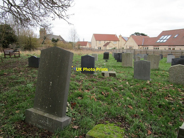 Photo 6"x4" Cemetery, Sysonby Melton Mowbray c2021