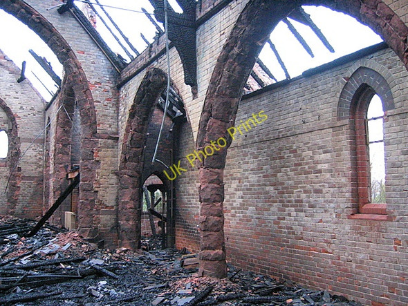 Photo 6"x4" The destruction of St Matthew\u00e2\u0080\u0099s Saltney Ferry #8 - The side aisle Saltney c2008