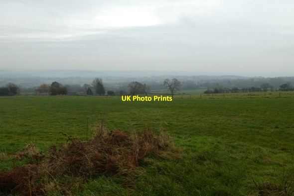 Photo 6"x4" Fields below Crag Lane North Rigton c2021
