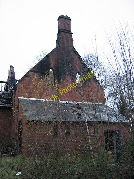 Photo 6"x4" The destruction of St Matthew\u00e2\u0080\u0099s Saltney Ferry #12 - Organ loft gable Saltney c2008