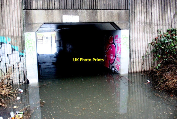 Photo 6"x4" Flooded Underpass at Hengrove Bishopsworth c2021