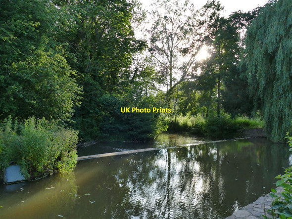 Photo 6"x4" Weir on Sherford Stream Taunton\/ST2324 c2021