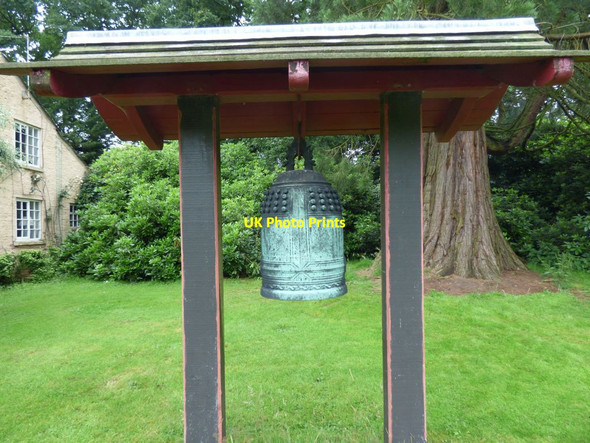 Photo 6"x4" Close up of a bell outside a cottage Longmoss c2017