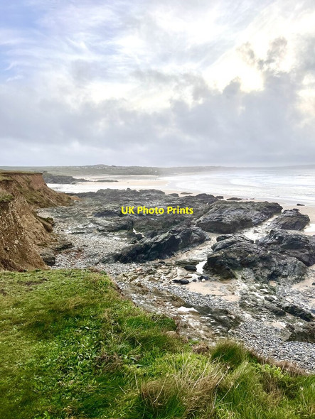 Photo 6"x4" Godrevy Beach Gwithian c2021