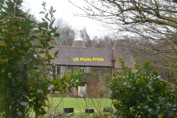 Photo 6"x4" Bivelham Forge Farm Oast Witherenden Hill c2021 P1
