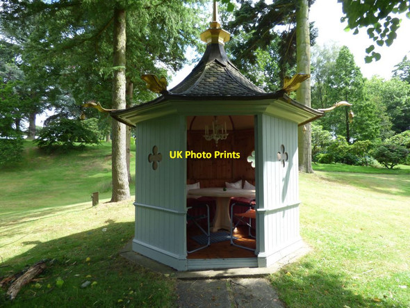 Photo 6"x4" Inside of the Summer House at Henbury Hall Longmoss c2017