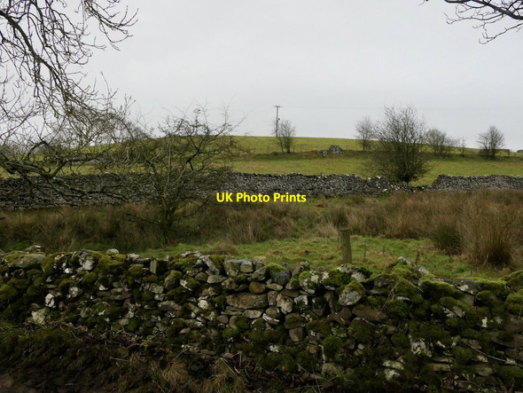Photo 6"x4" Dykes off Gallowber Road Kirkby Lonsdale c2021