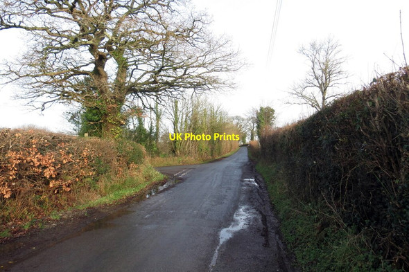 Photo 6"x4" Cyffordd ger Cefnglasfryn \/ Junction  near Cefnglasfryn Manordeilo c2021