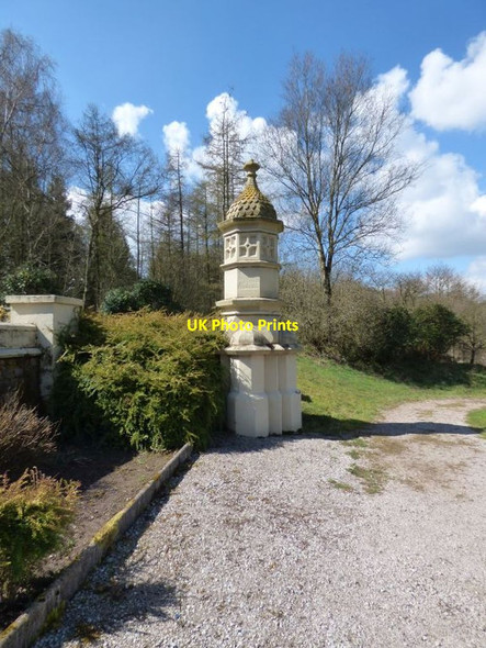 Photo 6"x4" Detail of one of the Follies at Consall Hall Consall c2017