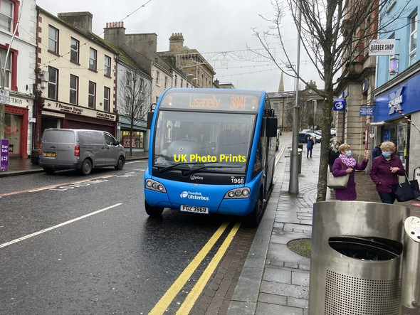 Photo 6"x4" Lisanelly bus, High Street, Omagh Omagh c2021