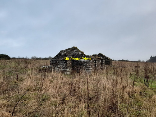 Photo 6"x4" Ruin at Ruther Catchory c2021