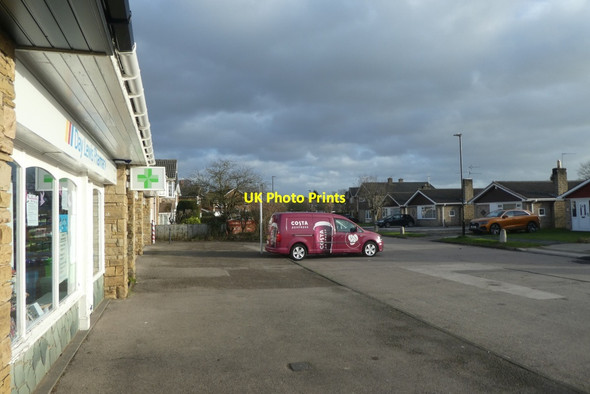 Photo 6"x4" Shops on Yarburgh Way Osbaldwick c2021