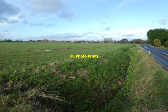 Photo 6"x4" Ditch along Broad Lane Cawood c2022