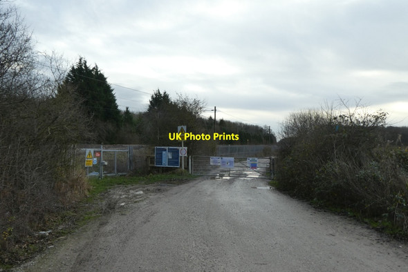 Photo 6"x4" Track beside the railway Biggin\/SE5434 c2022