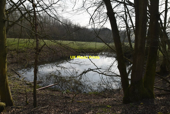 Photo 6"x4" Small pond Seacox Heath c2021