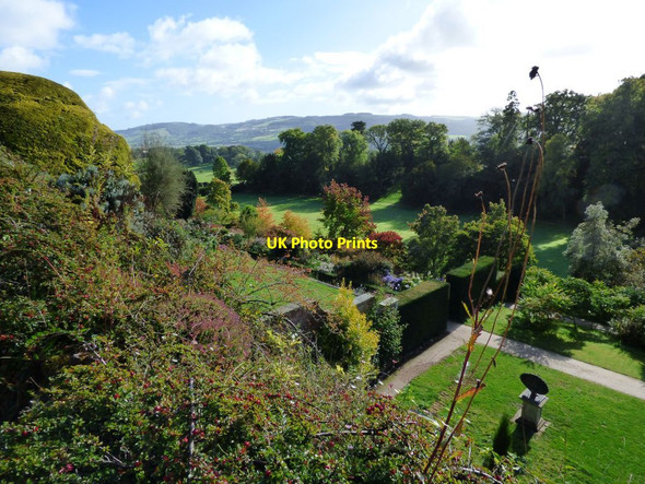 Photo 6"x4" View of the garden from near the entrance Welshpool\/Y Trallwng c2016
