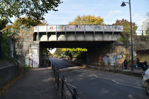 Photo 6"x4" Railway Bridge, Grove Rd Bow\/TQ3682 c2021 P1