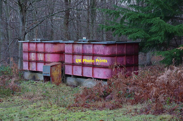 Photo 6"x4" Pair of disused storage tanks, Birchen Vallets, Wyre Forest near Buttonoak Buttonoak c2022