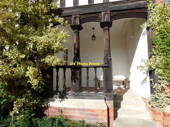 Photo 6"x4" Bothy House porch Welshpool\/Y Trallwng c2016
