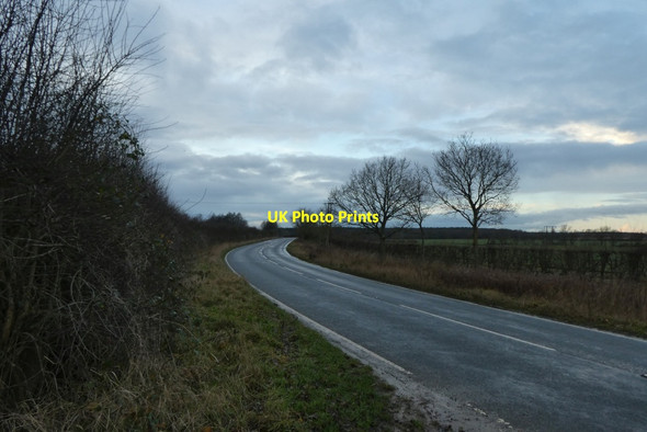 Photo 6"x4" B1222 towards Escrick Grange Farm Escrick c2022
