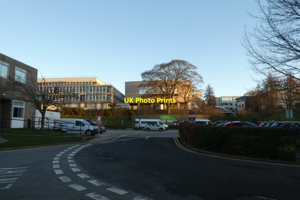 Photo 6"x4" Central Car Park and Library Heslington c2022
