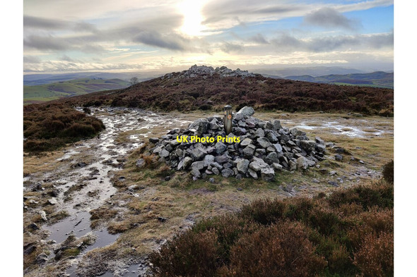 Photo 6"x4" Cairn on the Stiperstones Bo c2022