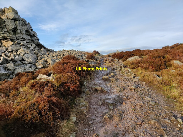 Photo 6"x4" The Shropshire Way on the Stiperstones Bo c2022