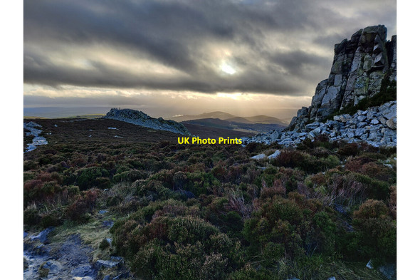 Photo 6"x4" The Stiperstones in Shropshire Bo c2022