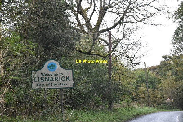 Photo 6"x4" Entering Lisnarick, A47 Irvinestown c2021