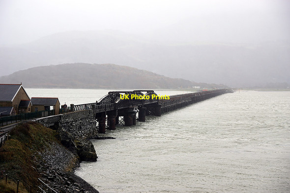 Photo 6"x4" Barmouth Bridge from the north Barmouth\/Abermaw c2022
