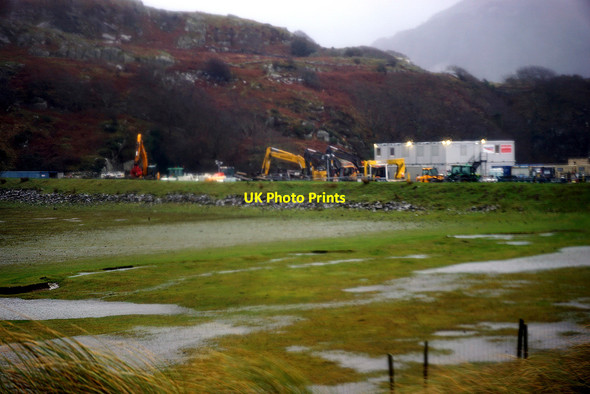 Photo 6"x4" Work camp at Morfa Mawddach Barmouth\/Abermaw c2022
