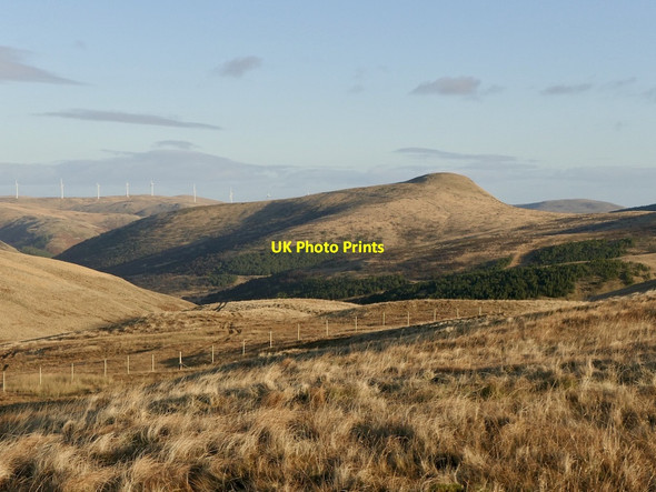 Photo 6"x4" View towards Ben Shee Middle Hill\/NN9202 c2022
